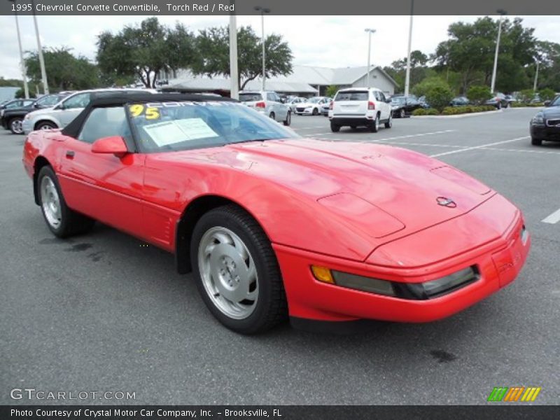 Front 3/4 View of 1995 Corvette Convertible