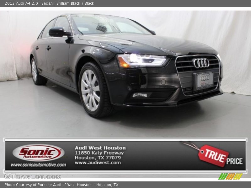 Brilliant Black / Black 2013 Audi A4 2.0T Sedan