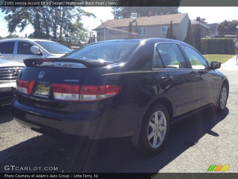 Nighthawk Black Pearl / Ivory 2003 Honda Accord EX V6 Sedan