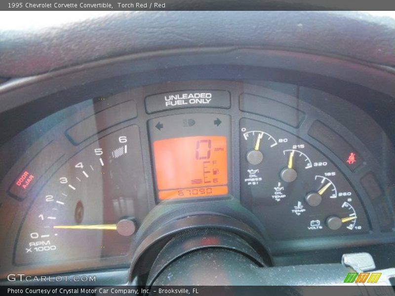  1995 Corvette Convertible Convertible Gauges