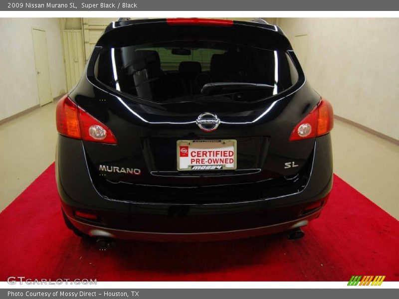 Super Black / Black 2009 Nissan Murano SL