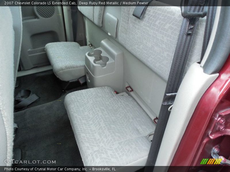 Deep Ruby Red Metallic / Medium Pewter 2007 Chevrolet Colorado LS Extended Cab