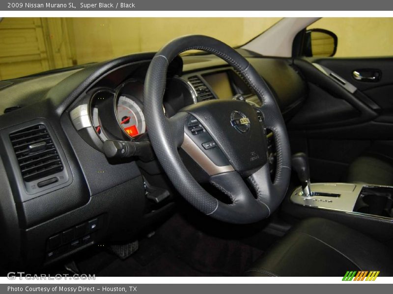 Super Black / Black 2009 Nissan Murano SL