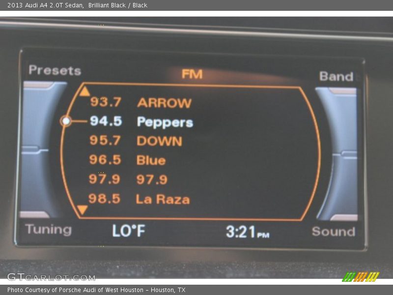 Brilliant Black / Black 2013 Audi A4 2.0T Sedan