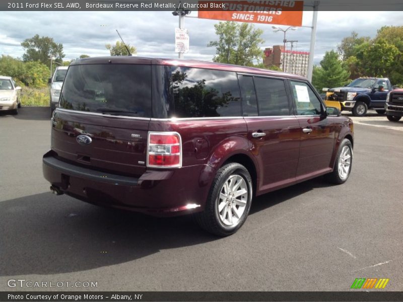 Bordeaux Reserve Red Metallic / Charcoal Black 2011 Ford Flex SEL AWD