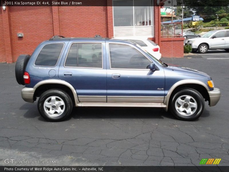 Slate Blue / Brown 2001 Kia Sportage EX 4x4