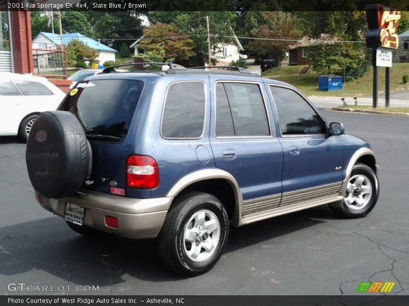 Slate Blue / Brown 2001 Kia Sportage EX 4x4