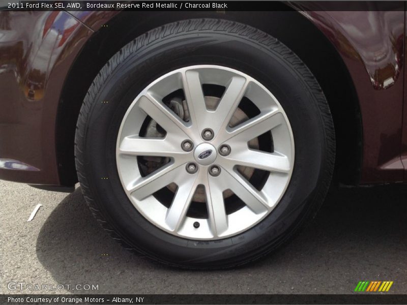 Bordeaux Reserve Red Metallic / Charcoal Black 2011 Ford Flex SEL AWD