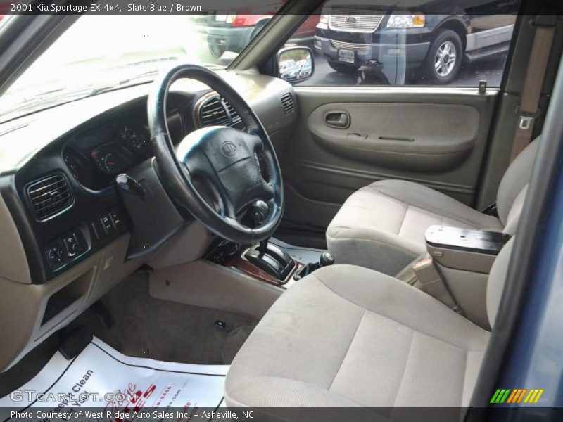 Slate Blue / Brown 2001 Kia Sportage EX 4x4