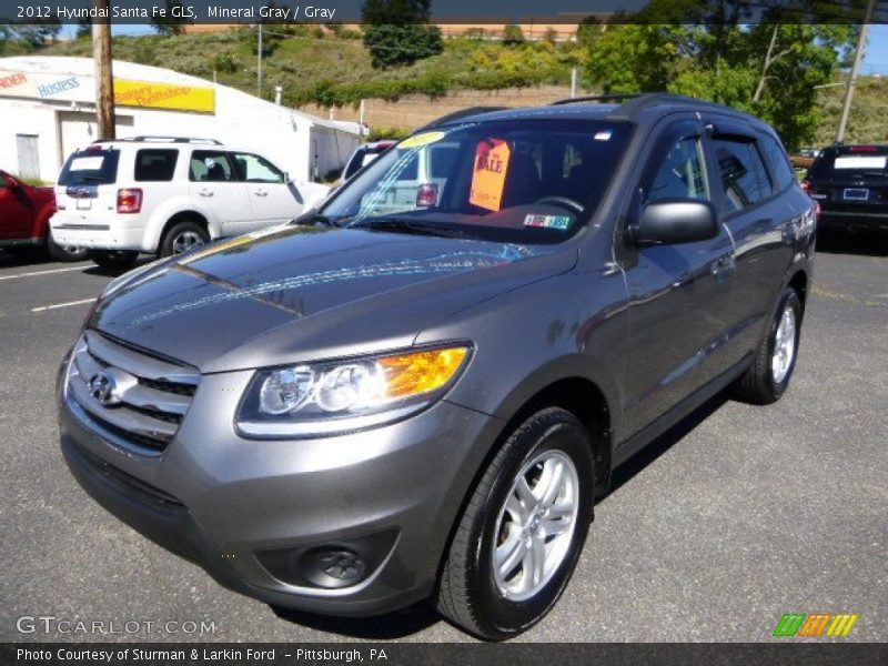 Mineral Gray / Gray 2012 Hyundai Santa Fe GLS