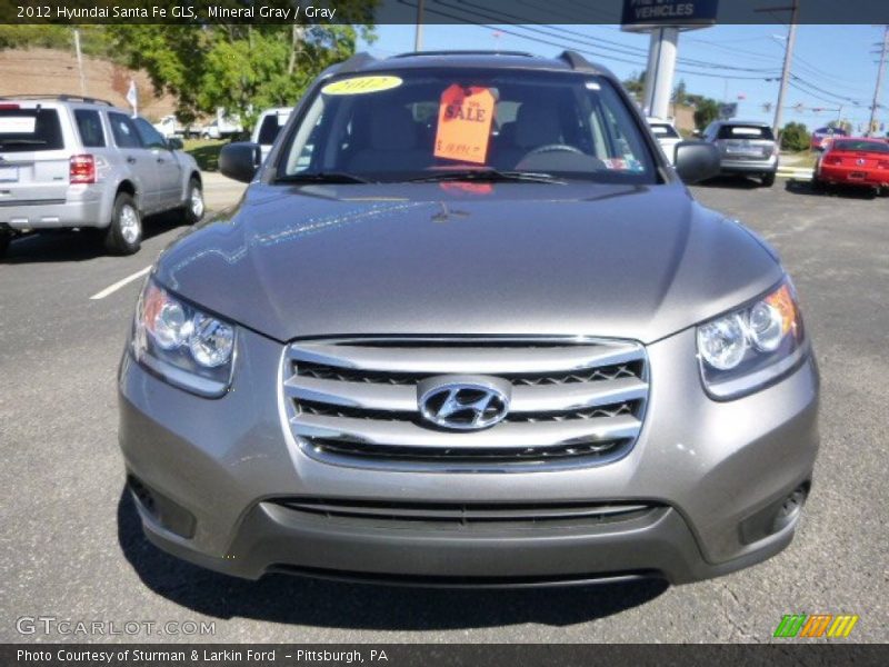 Mineral Gray / Gray 2012 Hyundai Santa Fe GLS