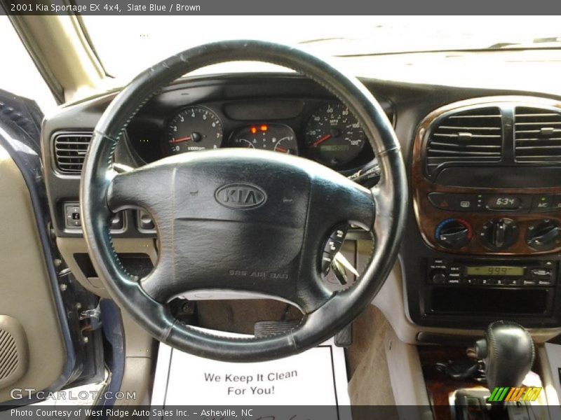 Slate Blue / Brown 2001 Kia Sportage EX 4x4