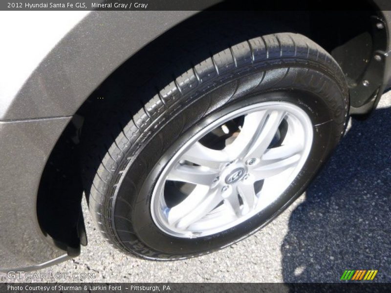 Mineral Gray / Gray 2012 Hyundai Santa Fe GLS