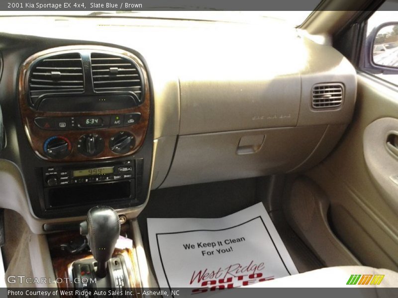 Slate Blue / Brown 2001 Kia Sportage EX 4x4