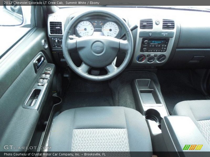 Summit White / Ebony 2012 Chevrolet Colorado LT Crew Cab