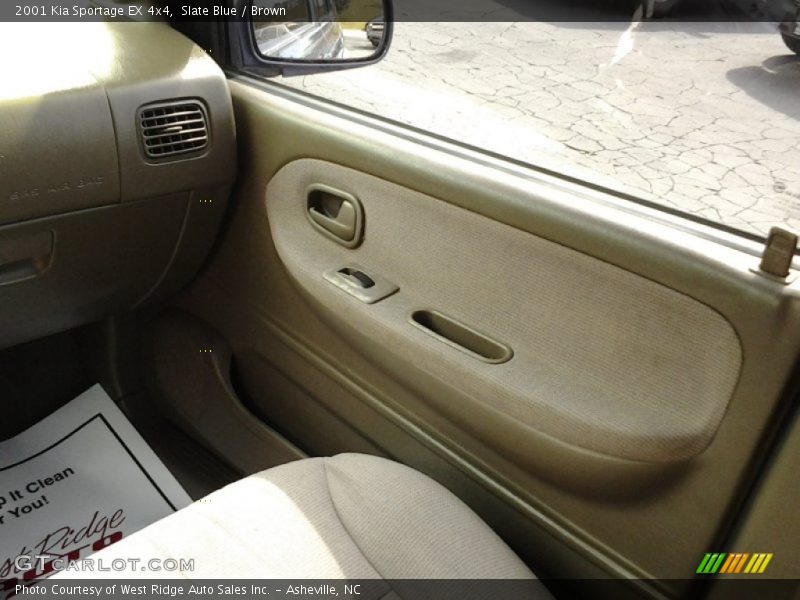 Slate Blue / Brown 2001 Kia Sportage EX 4x4