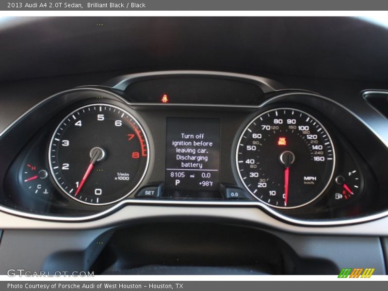 Brilliant Black / Black 2013 Audi A4 2.0T Sedan