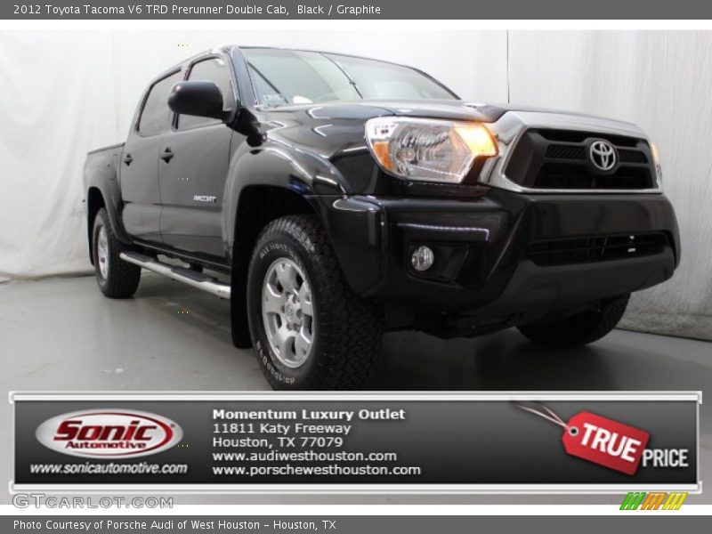 Black / Graphite 2012 Toyota Tacoma V6 TRD Prerunner Double Cab