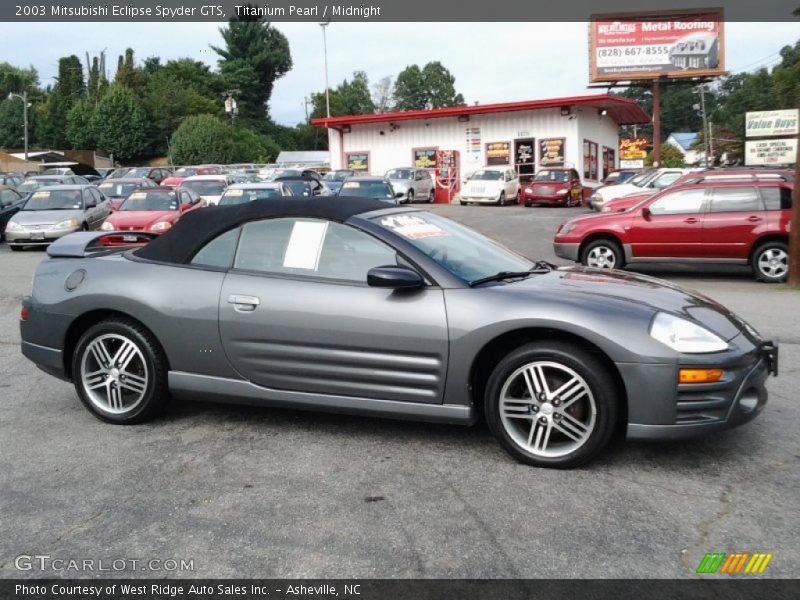 Titanium Pearl / Midnight 2003 Mitsubishi Eclipse Spyder GTS