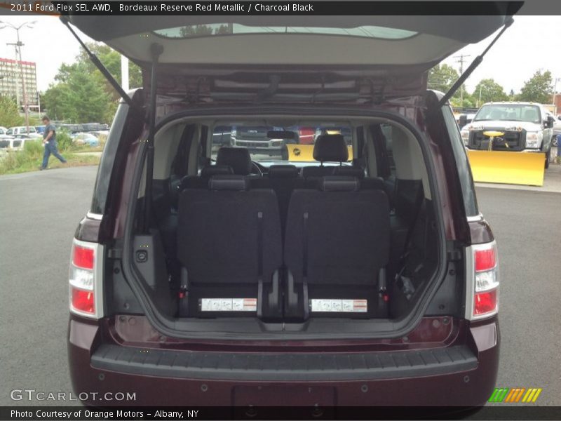 Bordeaux Reserve Red Metallic / Charcoal Black 2011 Ford Flex SEL AWD