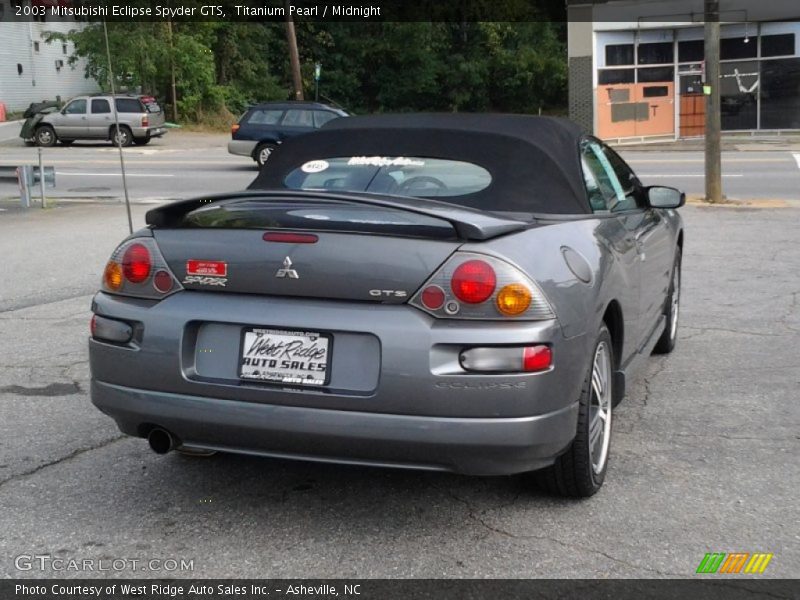 Titanium Pearl / Midnight 2003 Mitsubishi Eclipse Spyder GTS