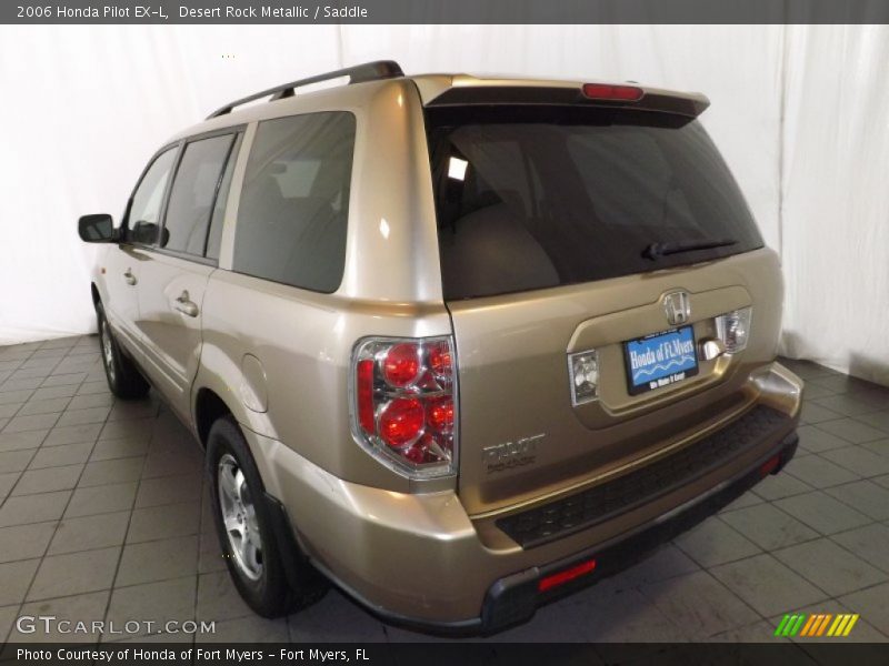Desert Rock Metallic / Saddle 2006 Honda Pilot EX-L