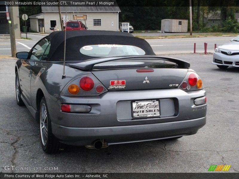 Titanium Pearl / Midnight 2003 Mitsubishi Eclipse Spyder GTS