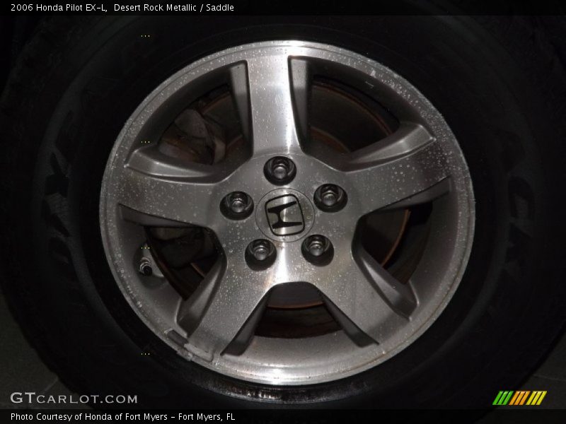 Desert Rock Metallic / Saddle 2006 Honda Pilot EX-L