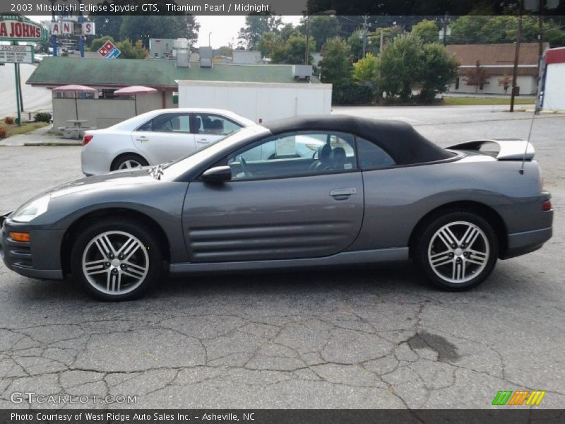 Titanium Pearl / Midnight 2003 Mitsubishi Eclipse Spyder GTS