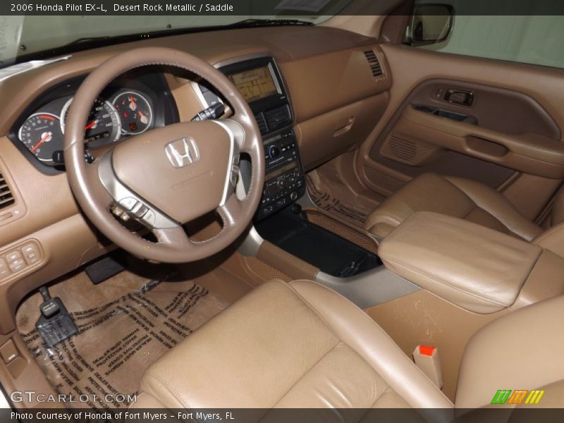 Desert Rock Metallic / Saddle 2006 Honda Pilot EX-L