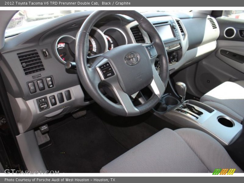 Black / Graphite 2012 Toyota Tacoma V6 TRD Prerunner Double Cab