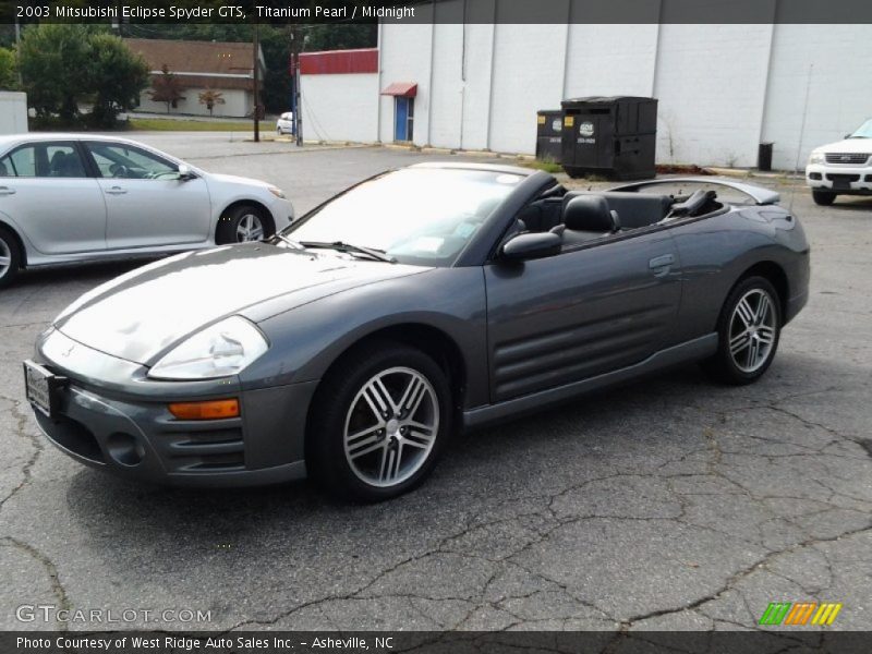 Front 3/4 View of 2003 Eclipse Spyder GTS