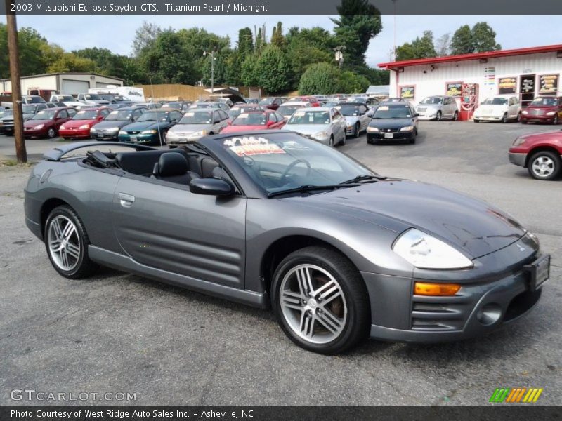 Front 3/4 View of 2003 Eclipse Spyder GTS