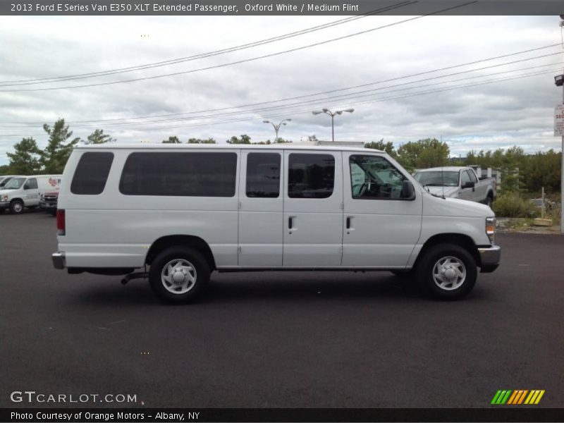 Oxford White / Medium Flint 2013 Ford E Series Van E350 XLT Extended Passenger