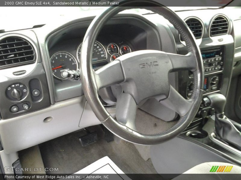 Sandalwood Metallic / Medium Pewter 2003 GMC Envoy SLE 4x4