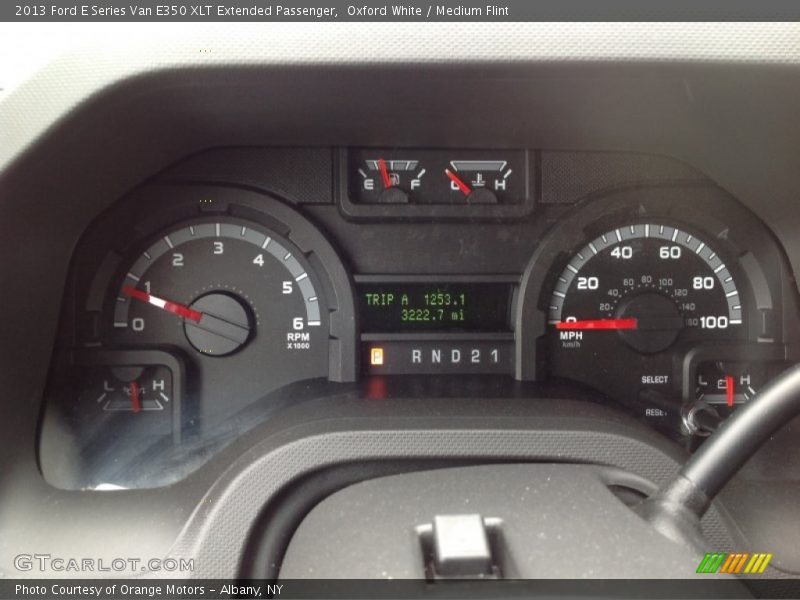Oxford White / Medium Flint 2013 Ford E Series Van E350 XLT Extended Passenger