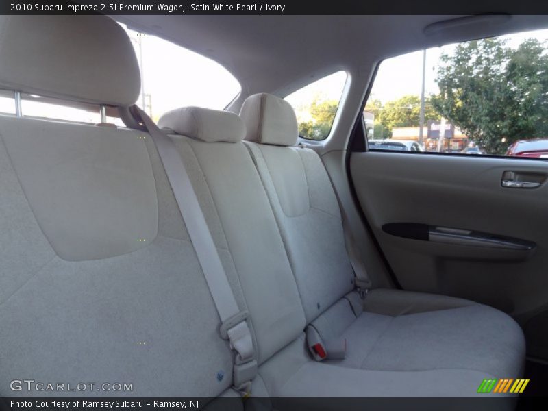 Satin White Pearl / Ivory 2010 Subaru Impreza 2.5i Premium Wagon