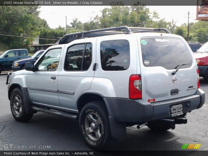 Silver Ice Metallic / Gray Celadon 2002 Nissan Xterra SE V6 4x4