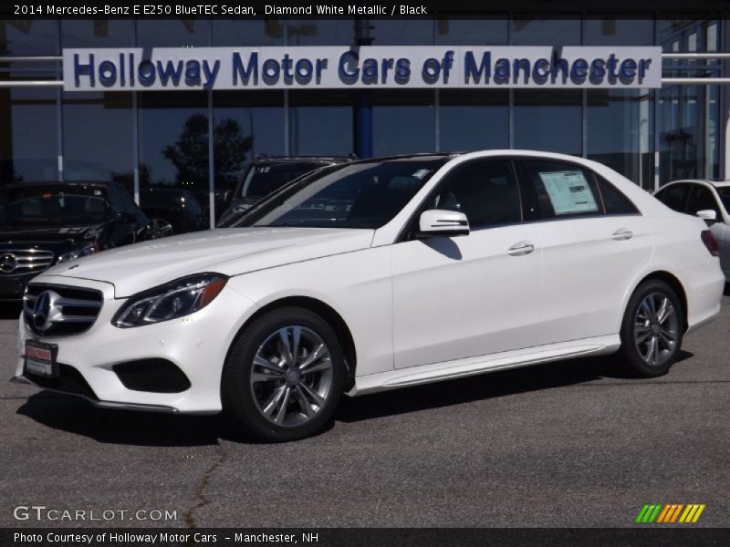 Diamond White Metallic / Black 2014 Mercedes-Benz E E250 BlueTEC Sedan