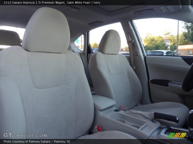 Satin White Pearl / Ivory 2010 Subaru Impreza 2.5i Premium Wagon