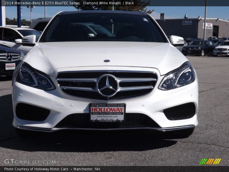 Diamond White Metallic / Black 2014 Mercedes-Benz E E250 BlueTEC Sedan