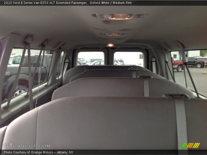 Oxford White / Medium Flint 2013 Ford E Series Van E350 XLT Extended Passenger