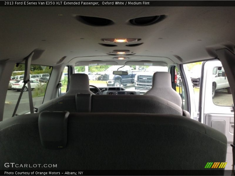 Oxford White / Medium Flint 2013 Ford E Series Van E350 XLT Extended Passenger