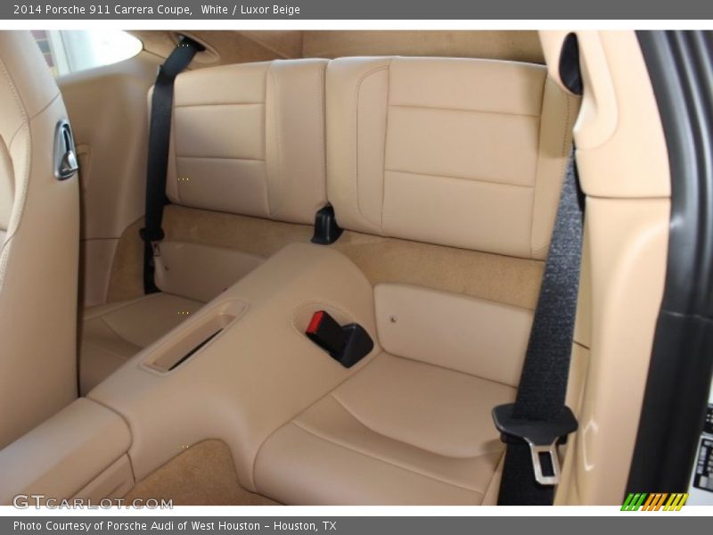Rear Seat of 2014 911 Carrera Coupe