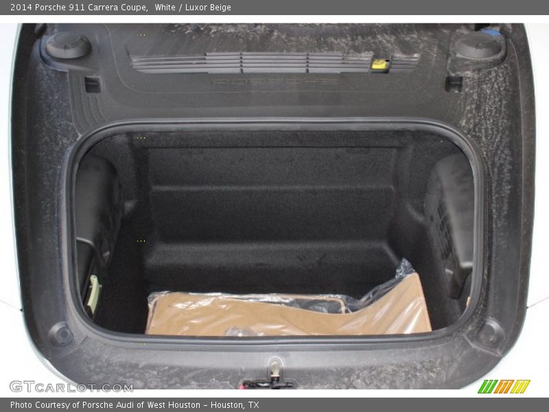  2014 911 Carrera Coupe Trunk