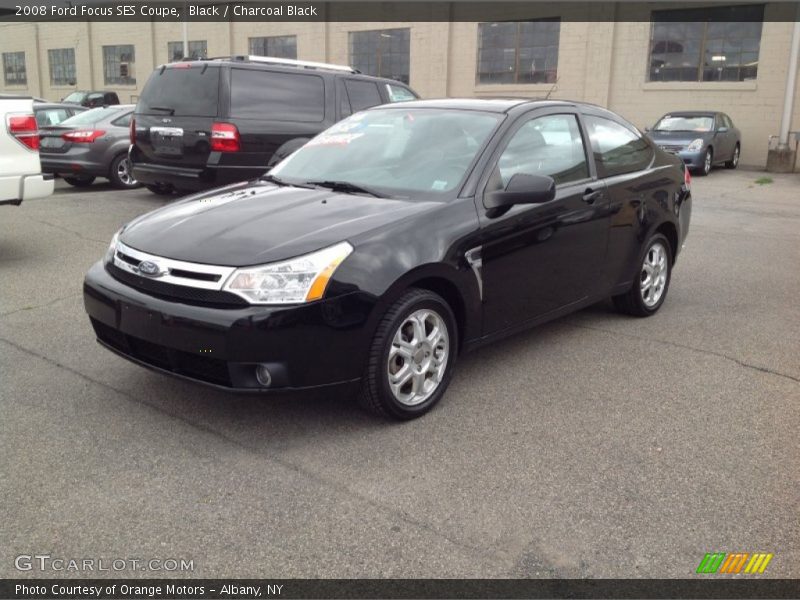 Black / Charcoal Black 2008 Ford Focus SES Coupe