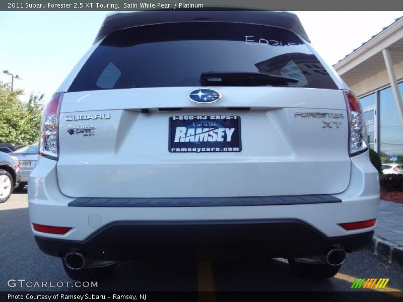 Satin White Pearl / Platinum 2011 Subaru Forester 2.5 XT Touring