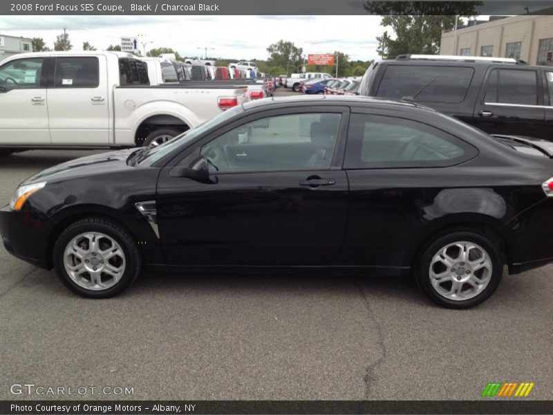 Black / Charcoal Black 2008 Ford Focus SES Coupe