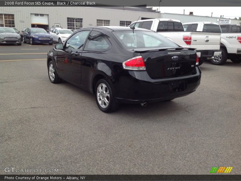 Black / Charcoal Black 2008 Ford Focus SES Coupe