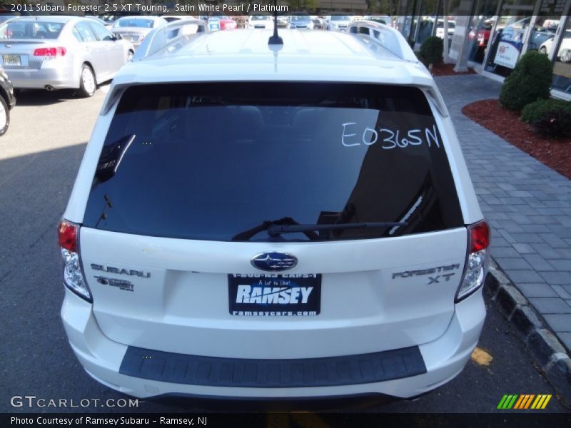 Satin White Pearl / Platinum 2011 Subaru Forester 2.5 XT Touring